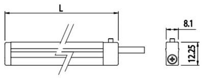 3.13-015.4000.0250 - Led Strip - Wit 250mm