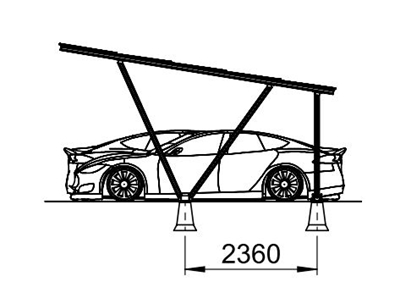 Zonnepanelen Carport - 2A-XL