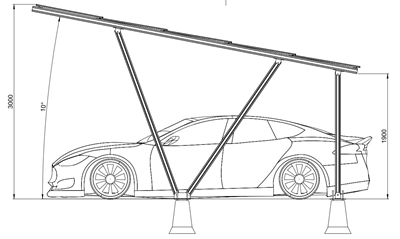 	Zonnepanelen Carport 1A-L