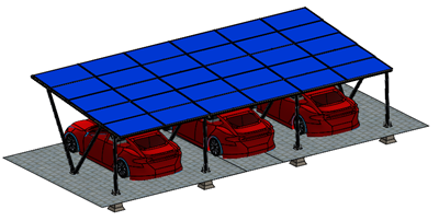 Zonnepanelen Carport - 3A-L