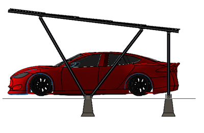 Zonnepanelen Carport - 3A-L