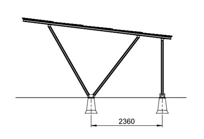 Zonnepanelen Carport 1A-XL