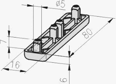 1.42.09016080.2 - Afdekkap, 16x80, zwart