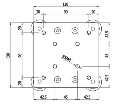 4.221.001 - Sledeplaat 45x90