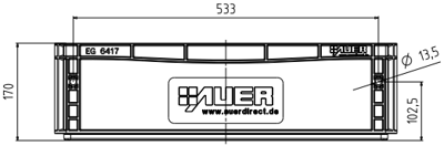 Eurobox 60x40x17 technisch