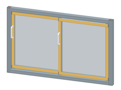 Afbeelding van Schuifraam horizontaal
