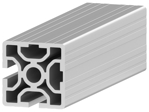 1.11.050050.22S - aluminium Profiel 50x50, 2E Soft S