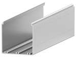 1.19.208080G - aluminium E-kanaal profiel 80x80