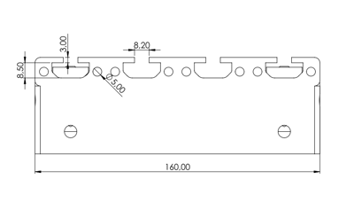 1.67.S102.040040E- Eco-Slide PG 40 - 40E met hendel