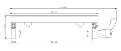 1.67.S102.040160E- Eco-Slide PG 40 - 160E met hendel