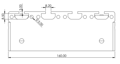 1.67.S102.045045E- Eco-Slide PG 45 - 45E met hendel