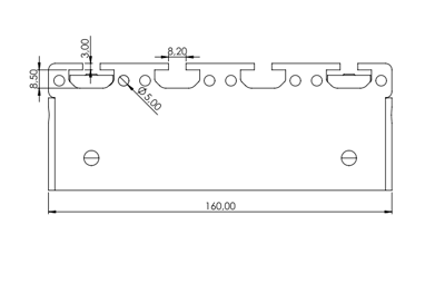 1.67.S102.045090E- Eco-Slide PG 45 - 90E met hendel