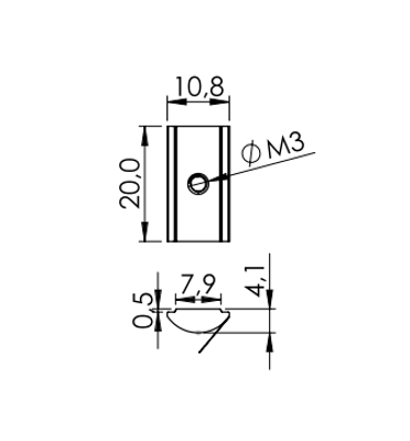 1.32.4FM3 - Inkantelbare moer