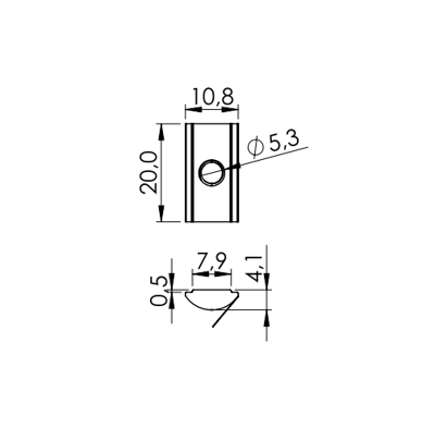 1.32.4FM4 - Inkantelbare moer