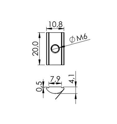 1.32.4FM6 - Inkantelbare moer