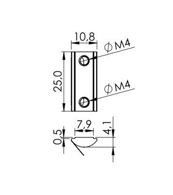 1.32.4F2M4.25 - Inkantelbare moer